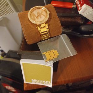 Michael kors tibby rose gold women's wristwatch